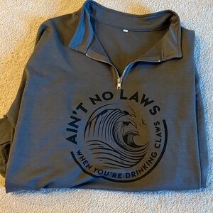 White Claw Gray Quarter-Zip Pullover